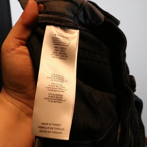 Frame Denim Women's Boot Cut Jeans - Dark Blue - Picture 6 of 9